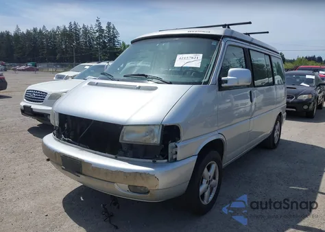 2003 Volkswagen Eurovan Mv из США, поврежденный, VIN WV2NB47003H003131